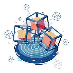Isometric Blockchain Network