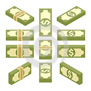 Isometric bundles of paper money