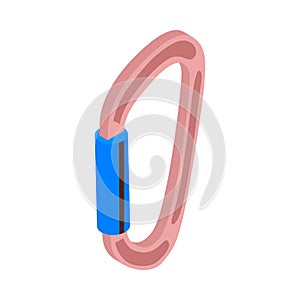 Isometric Carabiner Icon