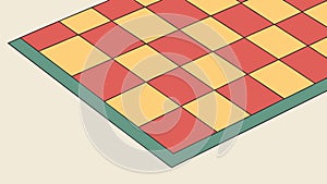 Isometric Checkerboard Pattern Vector Art Design, vector design Generative AI