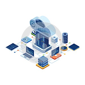 Isometric Cloud Based Solution with Data Center Connectivity