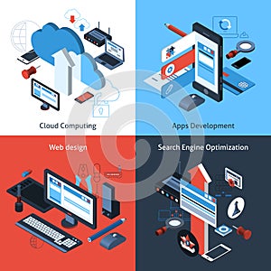 Isometric Computing Set
