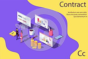 Isometric Concept Performance evaluation success business