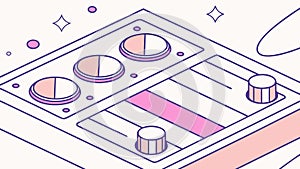 Isometric Control Panel Interface Art Illustration, vector design Generative AI