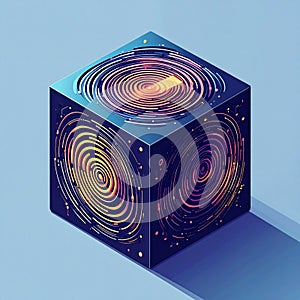 Isometric Cube of Cosmic Data and Energy