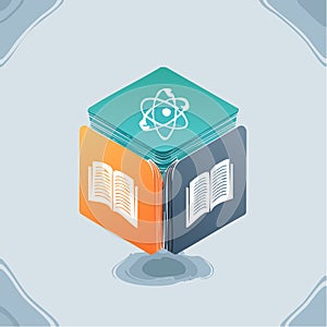 Isometric Cube of Knowledge Science and Literature