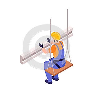 Isometric Ironworker Icon photo