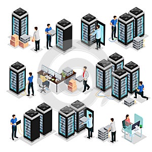 Isometric Data Center Collection photo