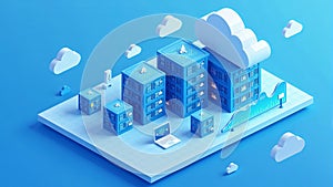 Isometric Data Center Network with Cloud