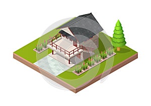 Isometric design of private house