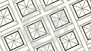 Isometric Diamond Grid Decorative Pattern Vector Texture, vector design Generative AI