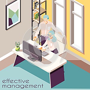 Isometric Effective Collaboration Background