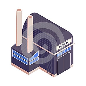 Isometric Factory Building