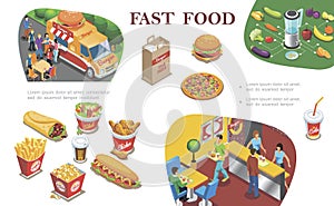 Isometric Fast Food Concept