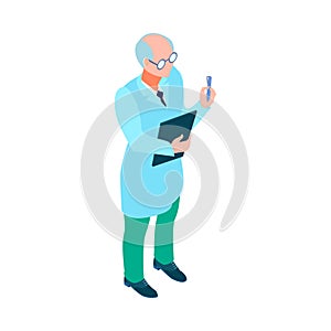 Isometric Forecaster Professor Composition