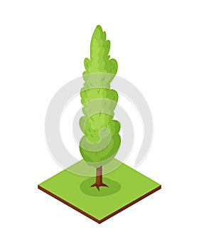 Tiny Park Tree Composition