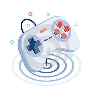 Isometric Game Controller or Gamepad