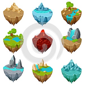 Isometric game islands