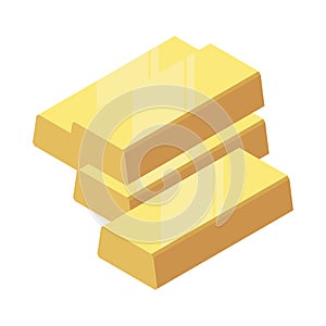 Isometric Gold Bars