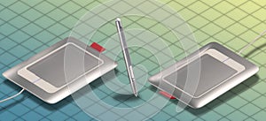 ISOMETRIC Graphic tablet