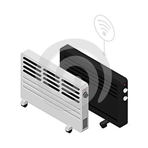 Isometric Heaters Illustration