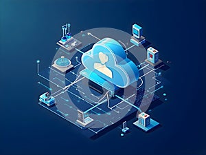Isometric Cloud Computing and User Data Network