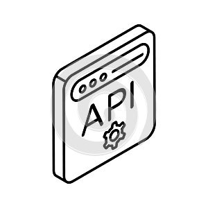 Isometric icon of application programming in trendy style, ready for premium use