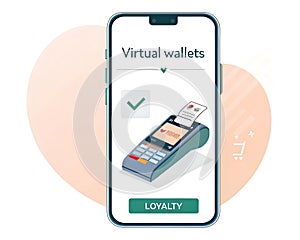 Mobile Payment App Interface with Loyalty Program