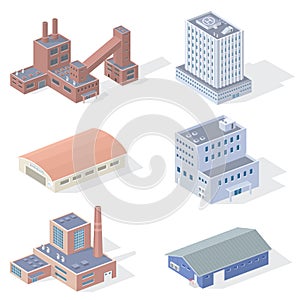 Isometric Industrial Buildings