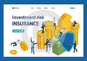 Isometric investment risk insurance