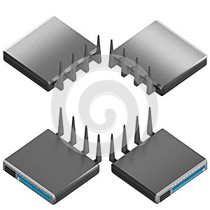 Isometric Isolated Router