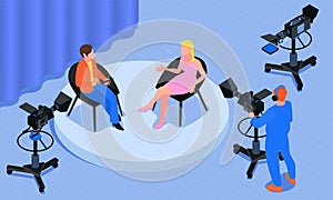 Isometric Journalist Composition