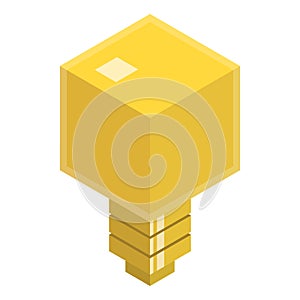 Isometric light bulb lamps