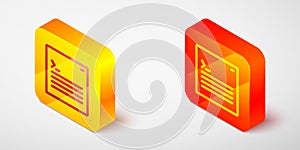 Isometric line Software, web developer programming code icon isolated on grey background. Javascript computer script