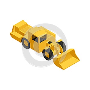 Isometric Mining Industry Icon