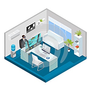 Isometric Modern Technology Concept