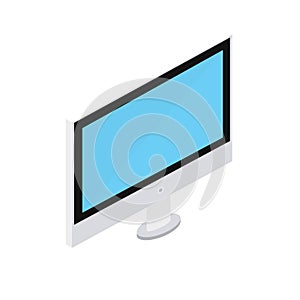 Isometric monitor. Vector illustration decorative design