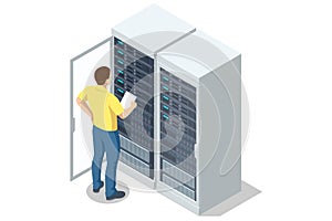 Isometric Network computing technologies. The data center offers infrastructure for hosting websites and web