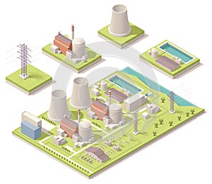 Isometric nuclear power facility