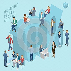 Isometric numbers with people