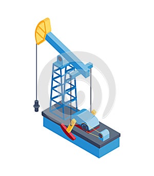 Isometric Oil Pump Composition