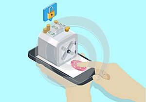 Isometric online bank security