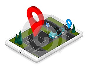 Isometric Parking Composition