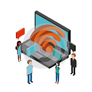 isometric people design