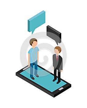 isometric people design