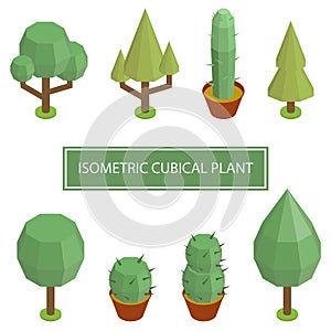 Isometric Plant Tree Bush