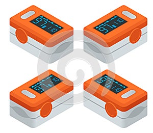 Isometric Portable Pulse Oximetry, Pulse Oximeter Fingertip. Pulse oximetry is a noninvasive method for monitoring a photo