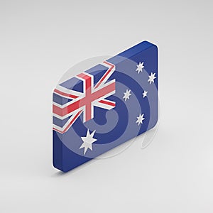 Australia Flag 3D Icon