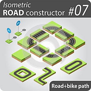 Isometric road constructor