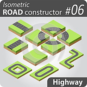 Isometric road constructor